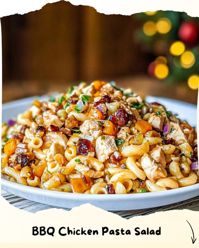 BBQ Chicken Pasta Salad